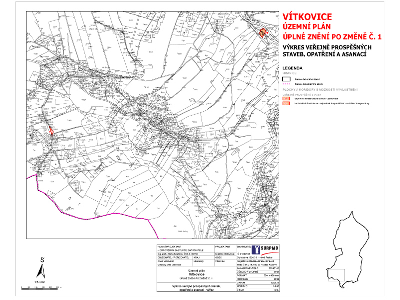 Výkres koncepce veřejné technické infrastruktu